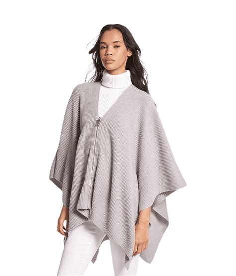 michael kors poncho|ribbed poncho.